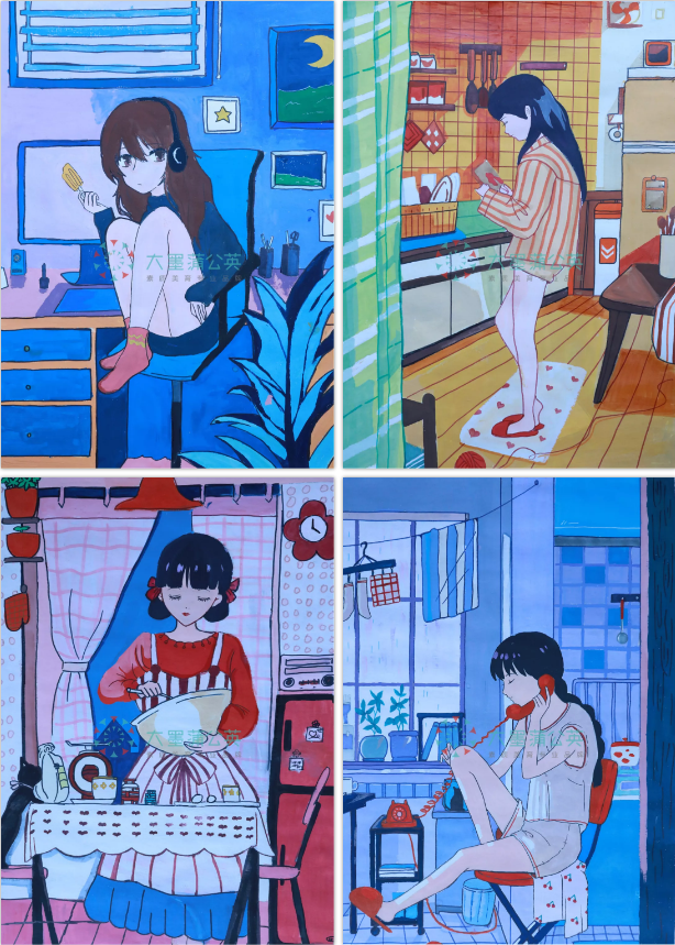 动漫女孩的浪漫小屋